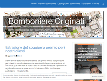 Tablet Screenshot of bomboniereoriginali.info